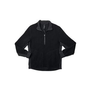 Lululemon Tundra Trek Wool Sherpa 1/2 Zip Pullover - L Black Mens Athleisure